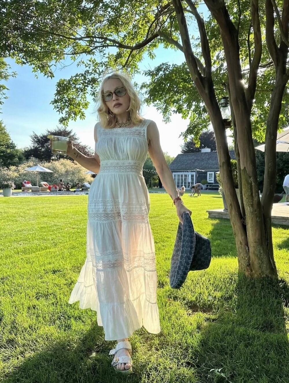 Brand new Doen simona dress salt L